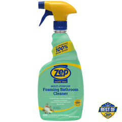 Zep Home Pro Multi-Purpose Foaming Bathroom Cleaner - Bleach-Free, Removes Hard Water Spots - 32 oz.
