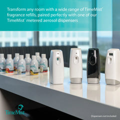TimeMist Classic Metered Aerosol Fragrance Dispenser & Air Freshener Mixed Assortment Dispenser Refills Bundle