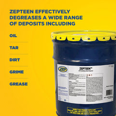 ZepTeen Ready-To-Use Self-Emulsifying Solvent Degreaser – Industrial Equipment Cleaner – 5 Gallon