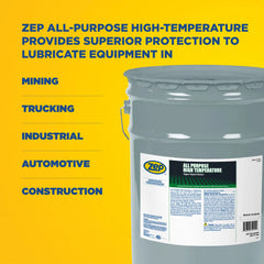 Zep All Purpose High Temperature Grease – Withstands Temps Up to 550 °F – 45 Pound