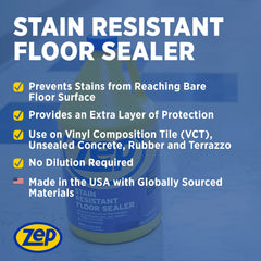 Zep Stain Resistant Floor Sealer - 1 Gallon