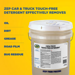 Zep Car & Truck Touch-Free Detergent – Leaves a Film-Free Shine – 5 Gallon