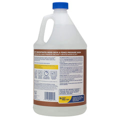 Wood Deck and Fence Pressure Wash Cleaner Concentrate - 1 Gallon