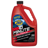 Zep 10 Minute Drain Opener Gel – Dissolves Hair and Clogs – 1 Gallon