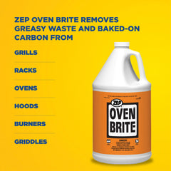 Zep Oven Brite – Heavy-Duty Oven and Grill Cleaner – 1 Gallon