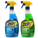 Zep All-Purpose Cleaner 32 oz and Zep Streak-Free Glass Cleaner 32 oz