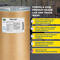 Zep Formula 4358 – 100% Active Car and Truck Wash – 200 lbs