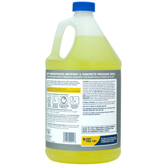Zep Concentrated Driveway & Concrete Pressure Wash – Remove Tough Oil Stains and Grime – 1 Gallon
