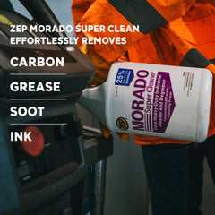 Zep Morado Extra Heavy-Duty Industrial Cleaner and Degreaser – Quickly Removes Grease – 5 Gallon
