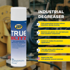 True Blitz Aerosol Fast Evaporating Industrial Degreaser- 14 oz.