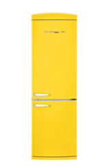 Classic Retro 12 cu. ft. Bottom Freezer Refrigerator in Canary Yellow