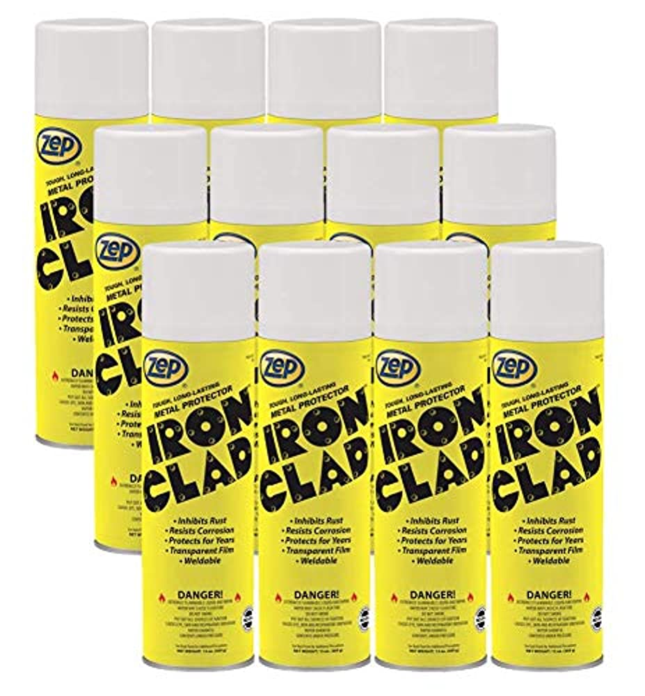 Zep Iron Clad Metal Protector Aerosol – Inhibits Rust and Resists Corrosion – 13 oz.