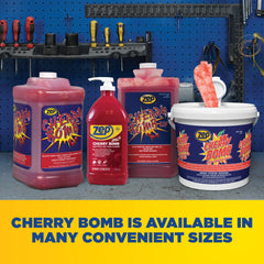 Zep Cherry Bomb Hand Cleaner - Removes Industrial Soils from Hands - 20 Gallon