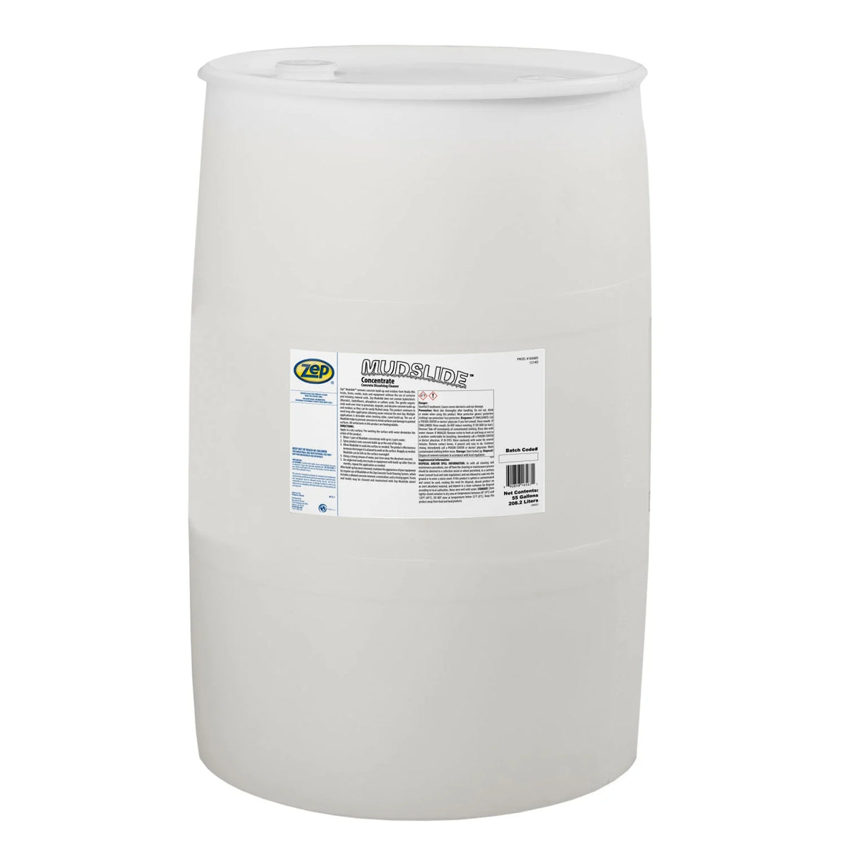 Zep Mudslide Concentrate – Heavy-Duty Concrete Dissolver and Remover – 55 Gallon