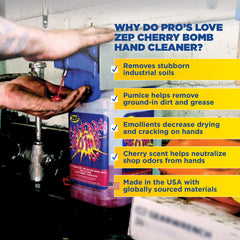 Zep Cherry Bomb Hand Cleaner - 1 Gallon