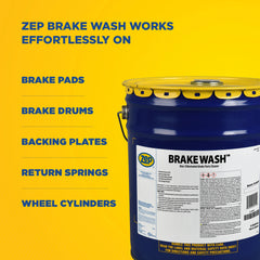 Zep Brake Wash – Non-Chlorinated Brake Parts Cleaner – 5 Gallon