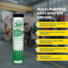 Zep All Purpose High Temperature Grease – Withstands Temps Up to 550 °F – 14 oz.