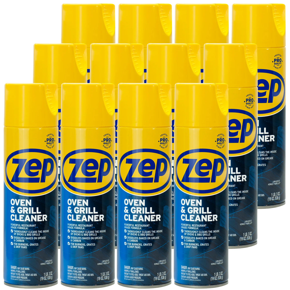 Zep Heavy-Duty Foaming Oven and Grill Cleaner - 19 oz