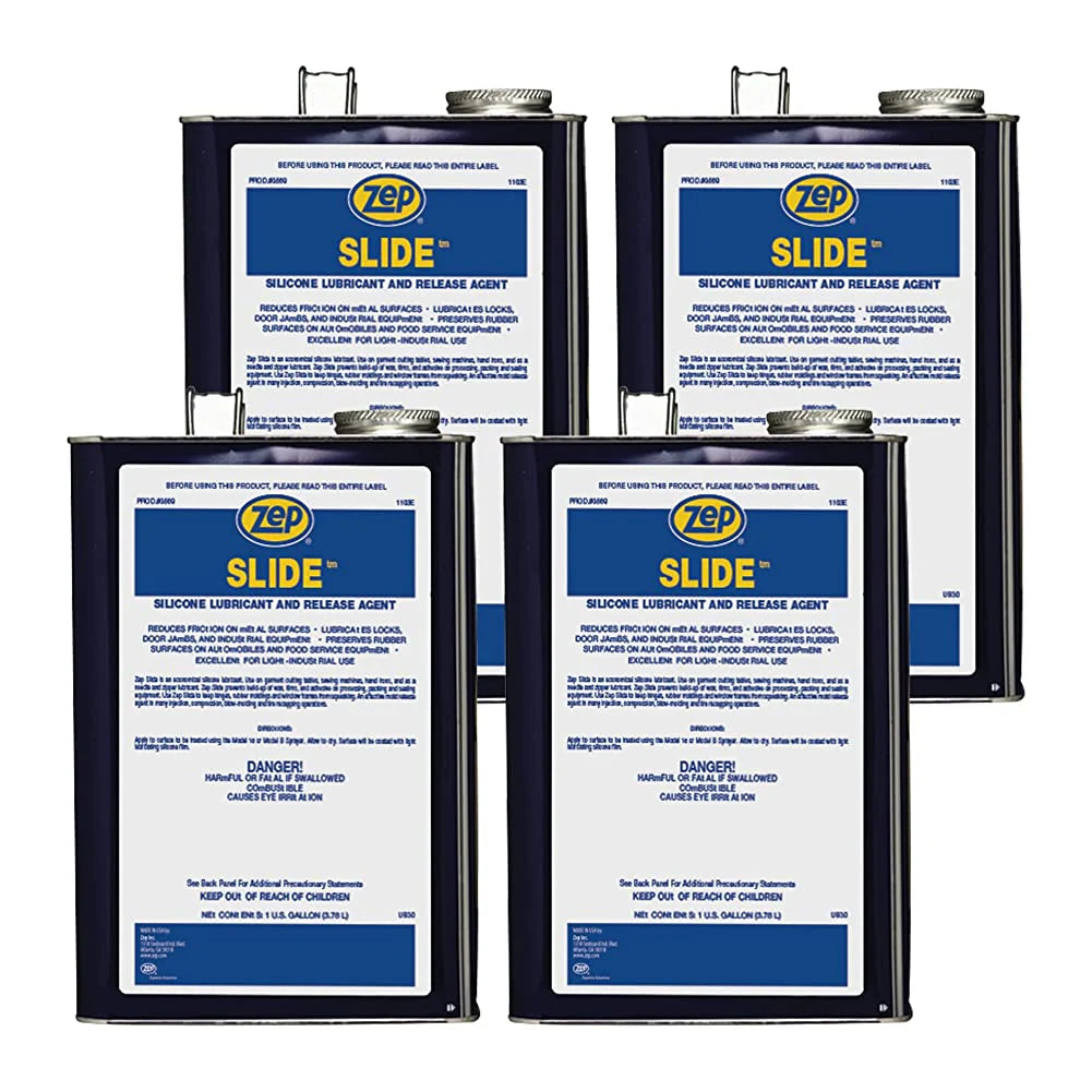 Zep Slide Silicone Lubricant and Release Agent – Reduce Friction – 1 Gallon