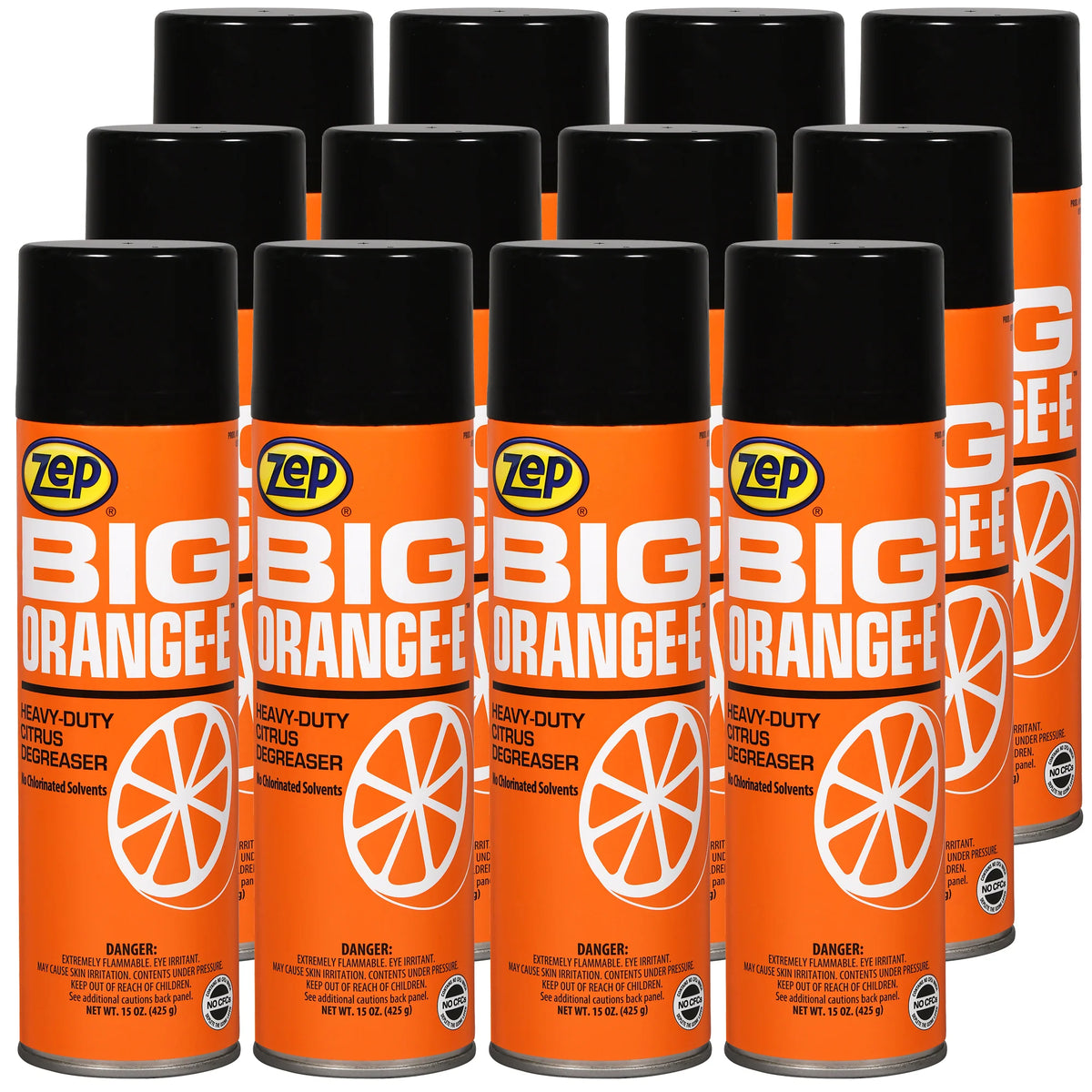 Zep Big Orange-E Heavy-Duty Citrus Degreaser – Clean Tools and Industrial Equipment – 15 oz