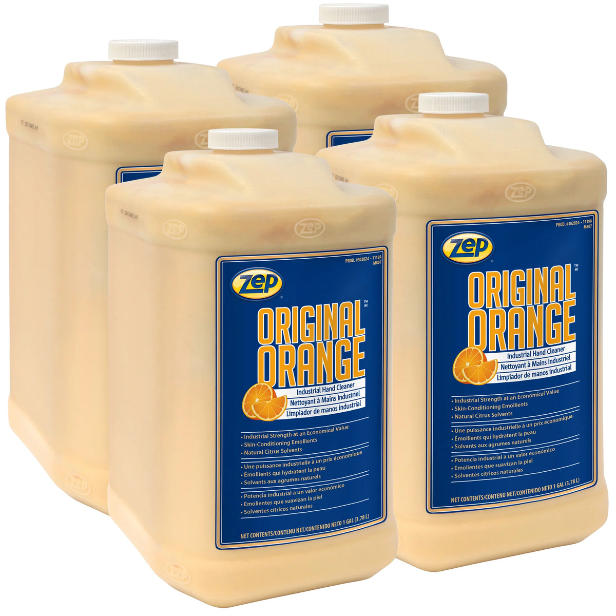Zep Original Orange Industrial Hand Cleaner – Cuts Through Tough Grease & Grime – 1 Gallon