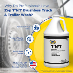 T'N'T Brushless Truck and Trailer Wash 5 Gallon (1 Pail) & Hydro Systems 481 96oz HydroFoamer Sprayer Bundle