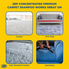Zep Premium Carpet Shampoo Concentrate - 1 Gallon