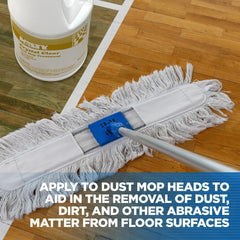 Misty Crystal Clear Dust Mop Treatment – Non-Oily Dust and Dirt Removal Aid – 1 Gallon