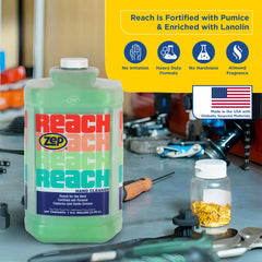 Reach Industrial Strength Hand Cleaner and Zep D-4000 Hand Soap Dispenser Bundle - 1 Gal
