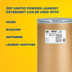 Zep Vantio Powder Laundry Detergent – Industrial Strength Cleaning – 500 Pounds