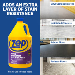 Zep Stain Resistant Floor Sealer - 1 Gallon