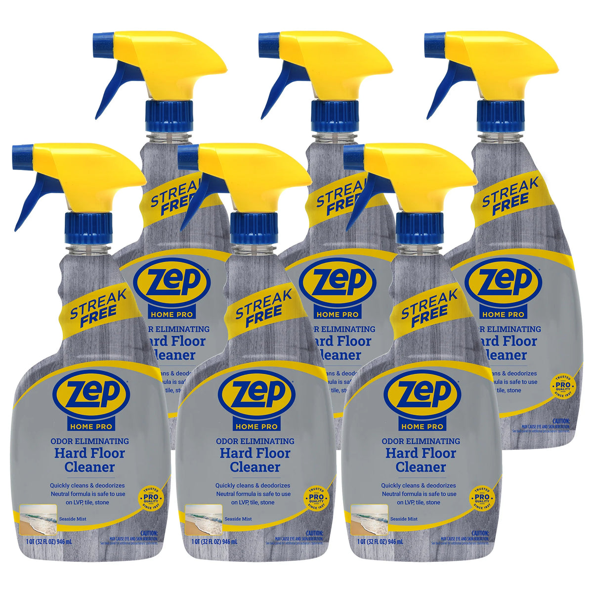 Zep Home Pro Odor Eliminating Hard Floor Cleaner - Quick-drying and Streak-free  Floor Cleaner- 32oz