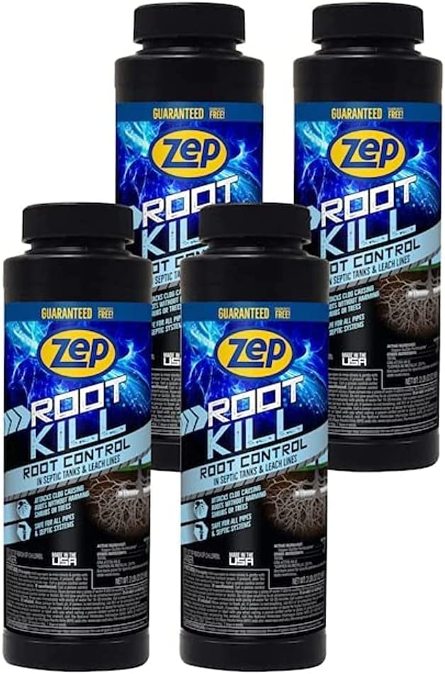 Zep Root Kill - Root Control in Septic Tanks & Leach Lines - 2 Pounds