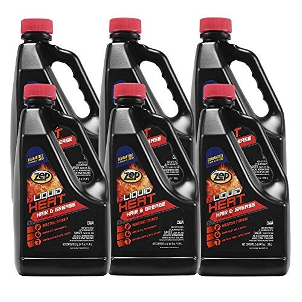 Zep Liquid Heat Hair, Grease, and Buildup Remover Gel - 64 oz