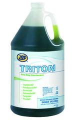 Zep Triton - 1 Gallon (Case of 4) - 121524 - One-Step-Disinfectant, Sanitizer, Deodorizer, For Hospitals, Institutional and Industrial Use