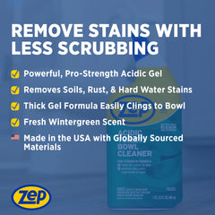 Zep Acidic Toilet Bowl Cleaner - 32 oz