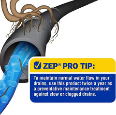 Zep Root Kill - Root Control in Septic Tanks & Leach Lines - 2 Pounds