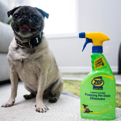 Zep Home Pro Foaming Pet Stain Eliminator - Cleans Carpets, Rugs, Upholstery - 24 oz.