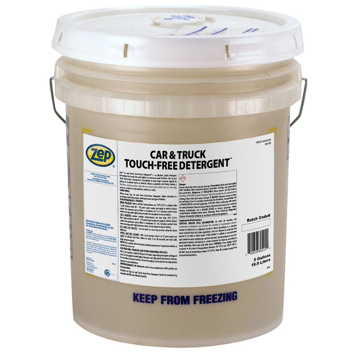 Zep Car & Truck Touch-Free Detergent – Leaves a Film-Free Shine – 5 Gallon