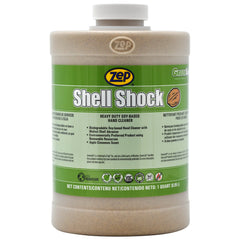 Zep Shell Shock Hand Cleaner - Soy-Based Formula with Walnut Shell Abrasives - 1 qt