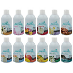 TimeMist Mixed Assortment Premium Metered Air Freshener Refills (Case of 12) with Meter Mist 3000 Ultra Dispenser (2 Pack) Bundle