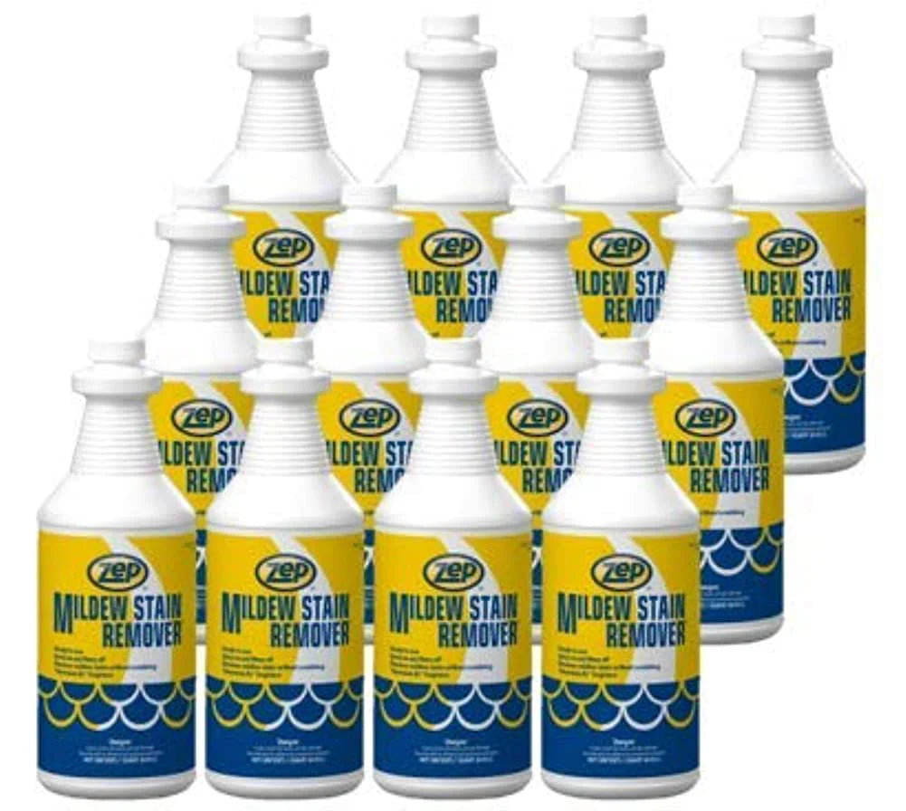 Zep Mildew Stain Remover – Ready-to-Use Mold Stain Remover – 32 oz.