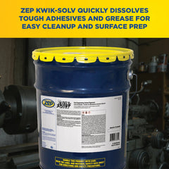Zep Kwik-Solv Fast-Evaporating Solvent Degreaser – Evaporates Quickly – 5 Gallon
