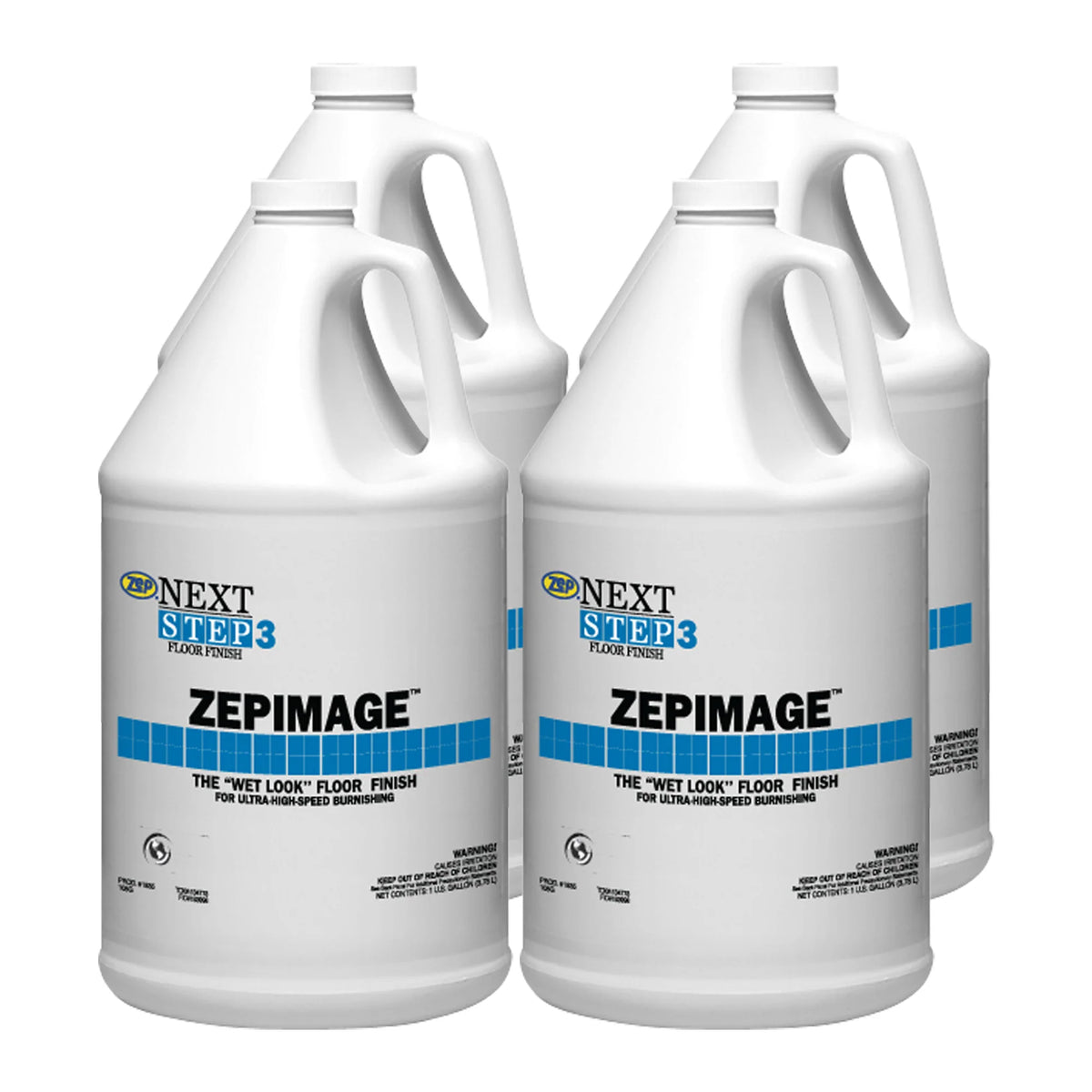 ZepImage Wet-Look Floor Polish – Protects Floors from Scuffs – 5 Gallon