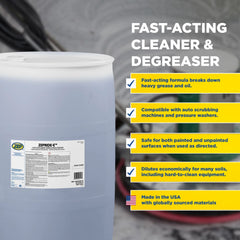 Zepride-E General-Purpose Cleaner & Degreaser – Fast-Acting Grease Removal – 55 Gallons