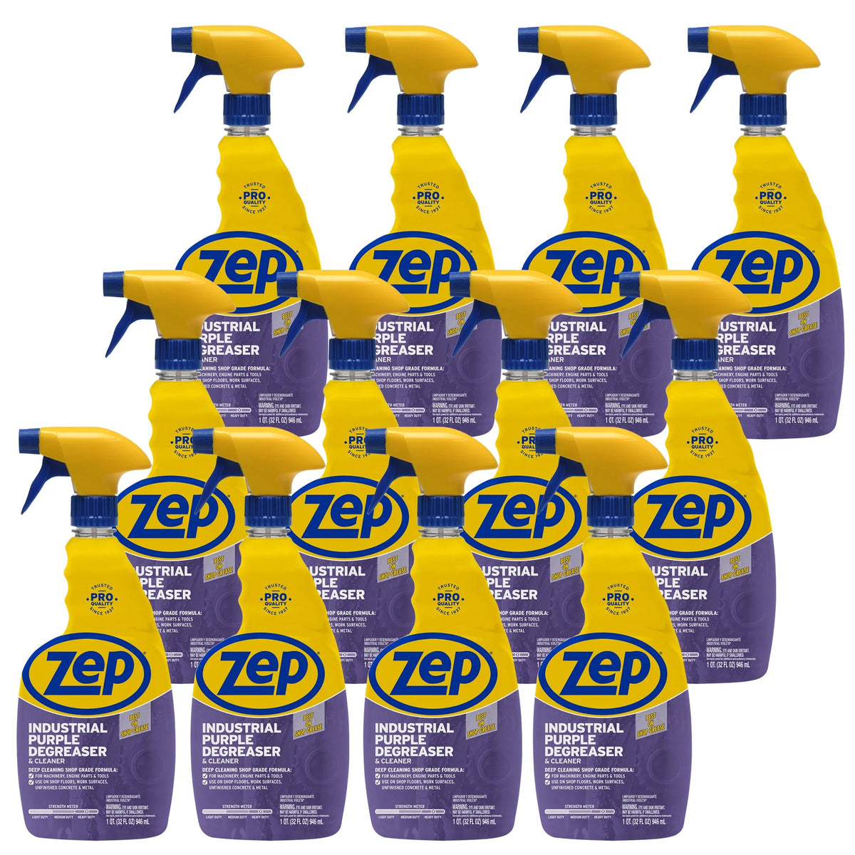 Zep Industrial Purple Cleaner Degreaser and Cleaner Spray - 32 oz