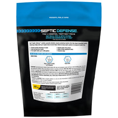 Zep Septic Defense Tank & Cesspool Treatment Packs - 16 Month Supply – 4 oz