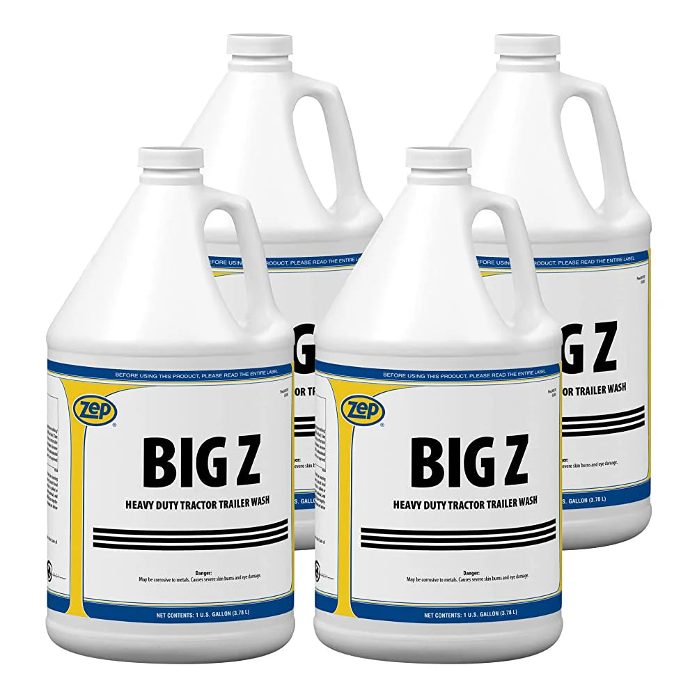 Zep Big Z Heavy Duty Tractor Trailer Wash – Non-Acidic Dirt and Grime Remover – 1 Gallon