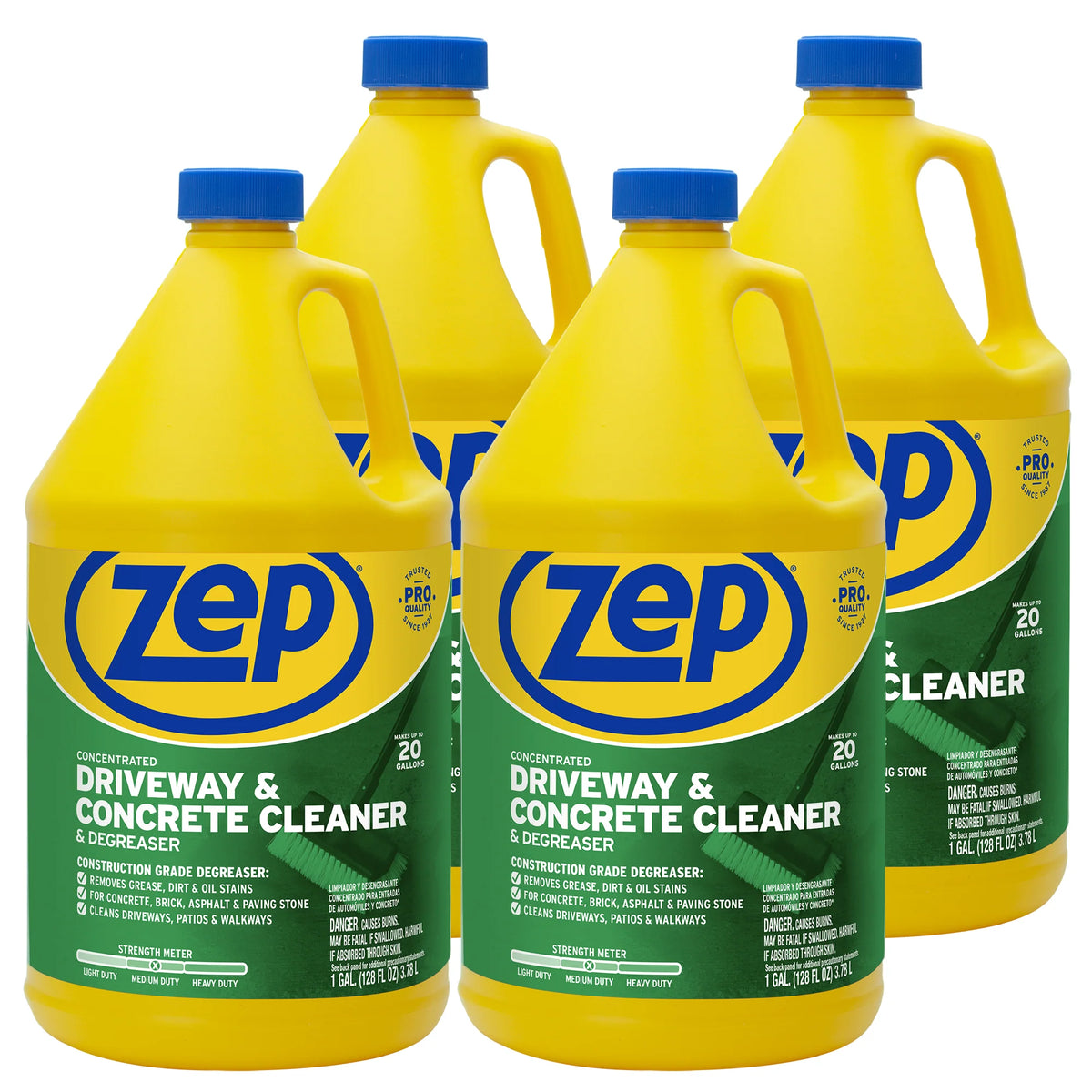 Zep Concentrated Driveway and Concrete Cleaner and Degreaser - 1 Gallon