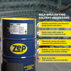 ZepTeen Ready-To-Use Self-Emulsifying Solvent Degreaser – Industrial Equipment Cleaner – 55 Gallon